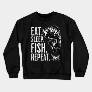 Eat Sleep Fish Repeat Crewneck Sweatshirt
